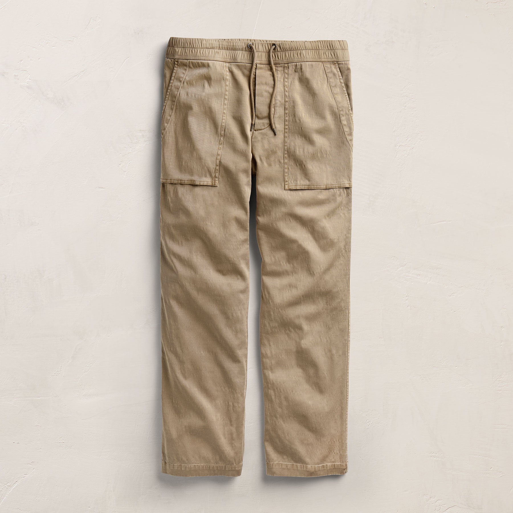Slub Cotton Utility Pant - Cement Pigment