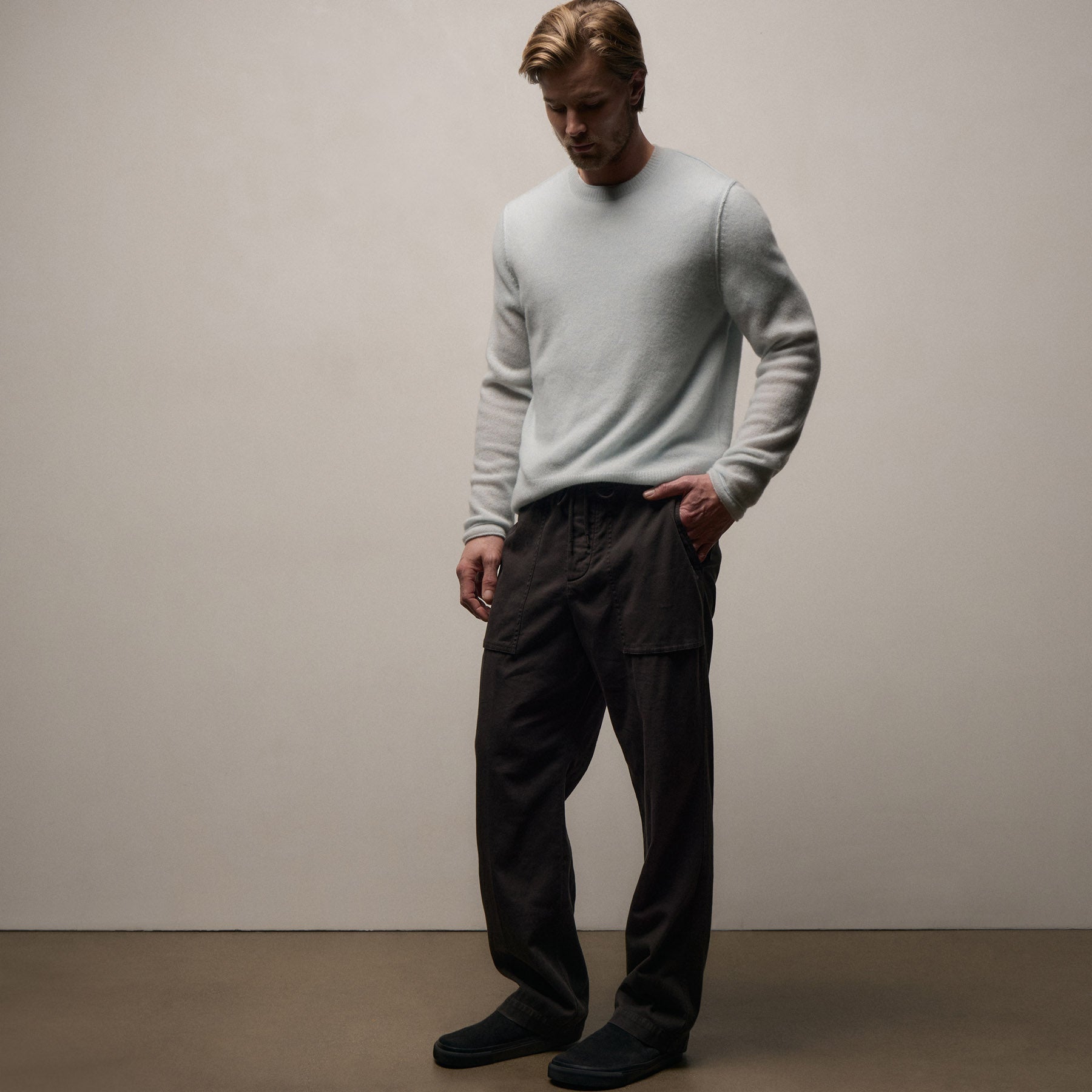 Cotton Slub Utility Pant
