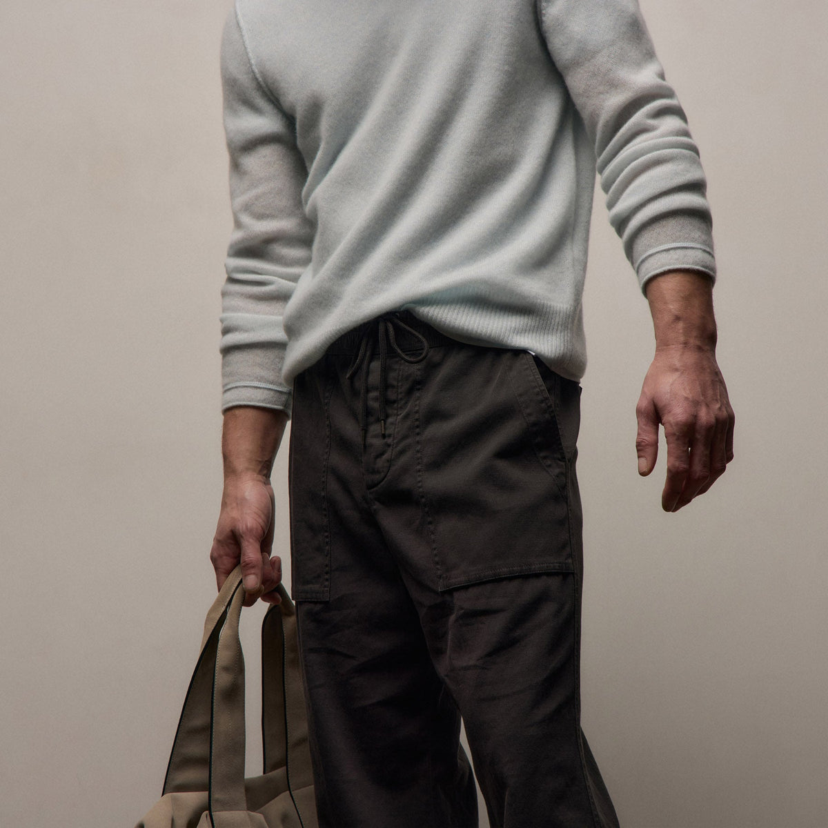 Cotton Slub Utility Pant in Magma Pigment | James Perse Los Angeles