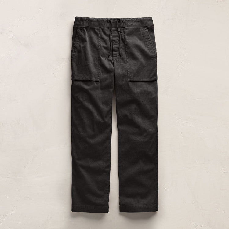 Cotton Slub Utility Pant in Magma Pigment | James Perse Los Angeles FLAT
