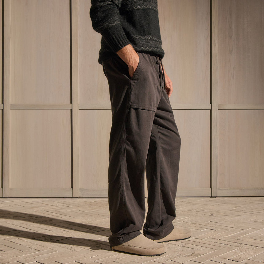 Slub Cotton Utility Pant in Magma Pigment | James Perse Los Angeles