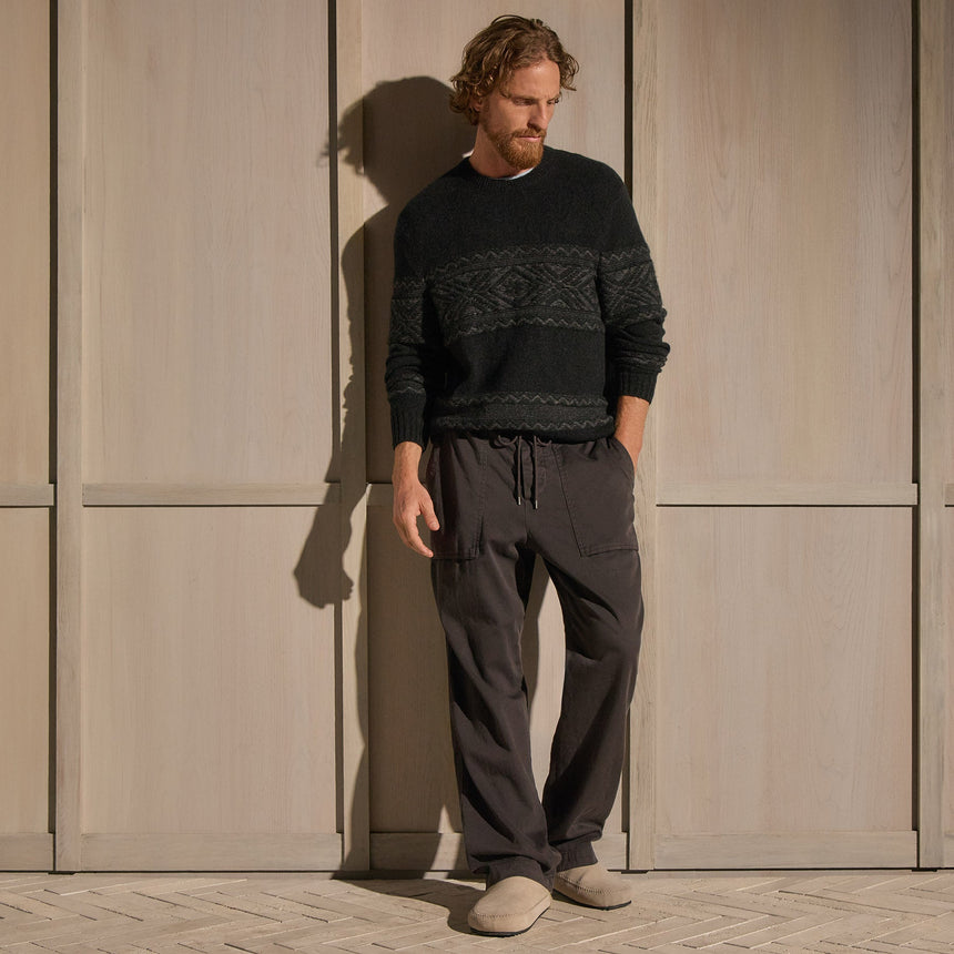 Slub Cotton Utility Pant in Magma Pigment | James Perse Los Angeles