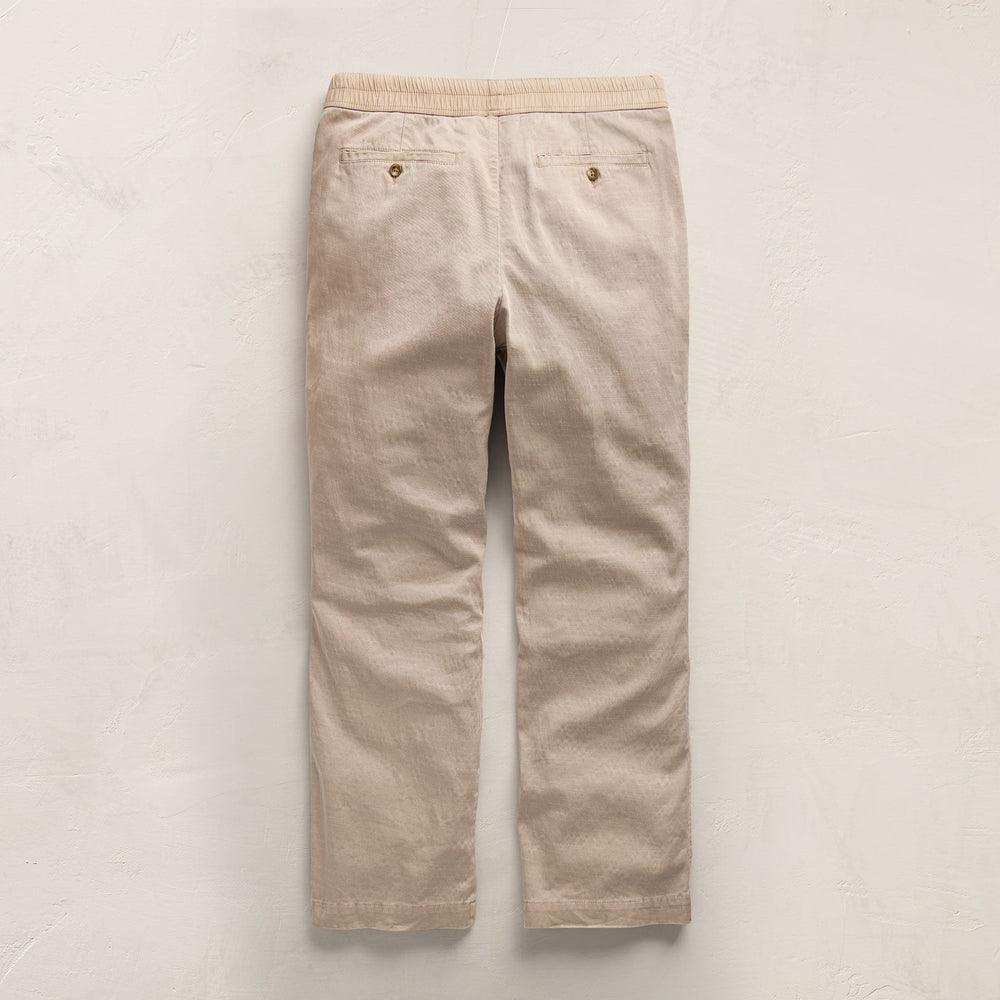 Cotton Slub Utility Pant in Stone Pigment | James Perse Los Angeles FLAT