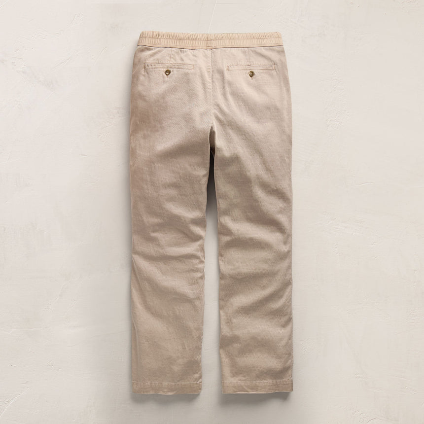 Cotton Slub Utility Pant in Stone Pigment | James Perse Los Angeles FLAT