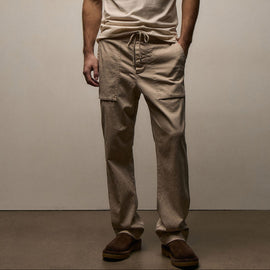 Slub Cotton Utility Pant in Stone Pigment | James Perse Los Angeles