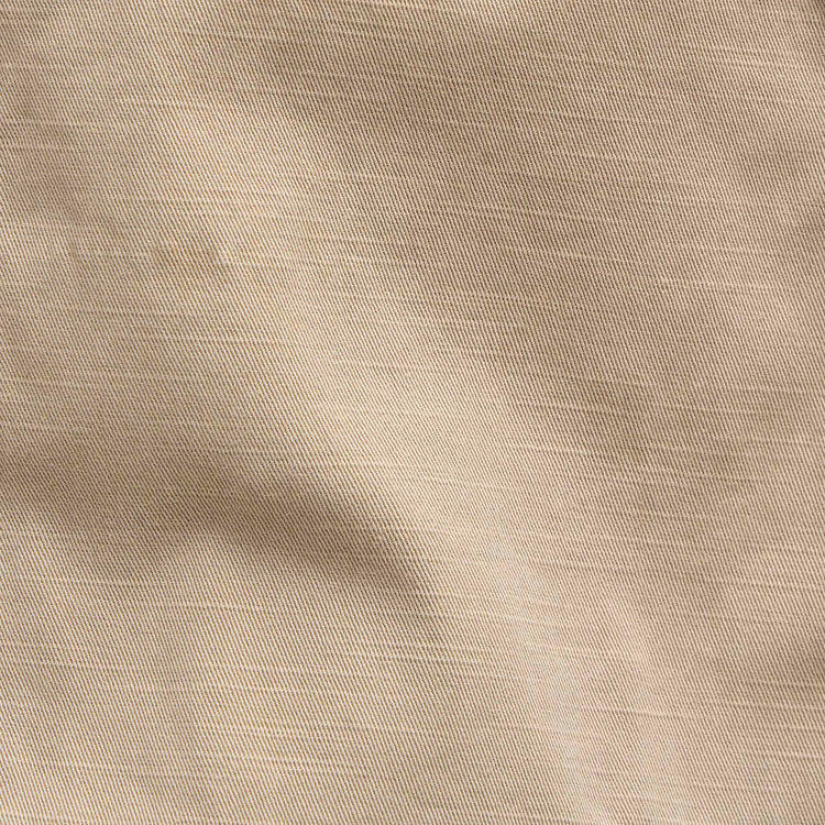 Slub Cotton Utility Flight Shirt in Light Khaki Pigment | James Perse Los Angeles