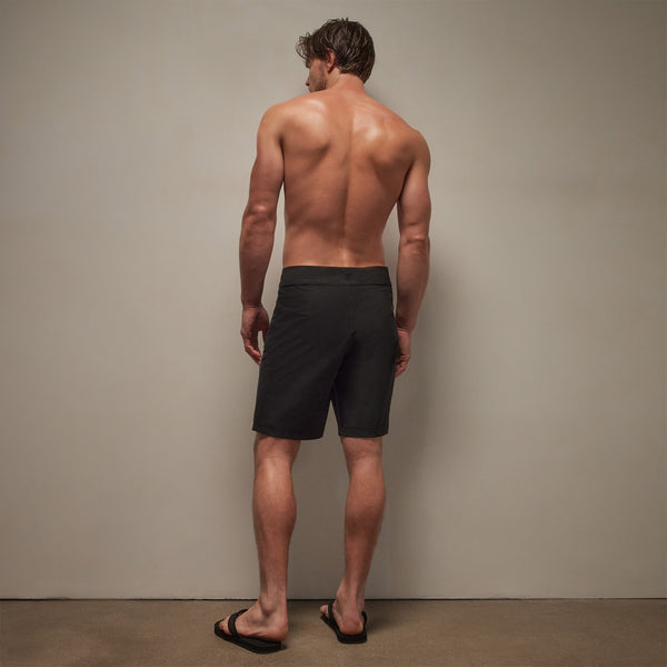 Scuba Zip Boardshort in Black | James Perse Los Angeles