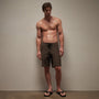 Scuba Zip Boardshort in Porcupine | James Perse Los Angeles