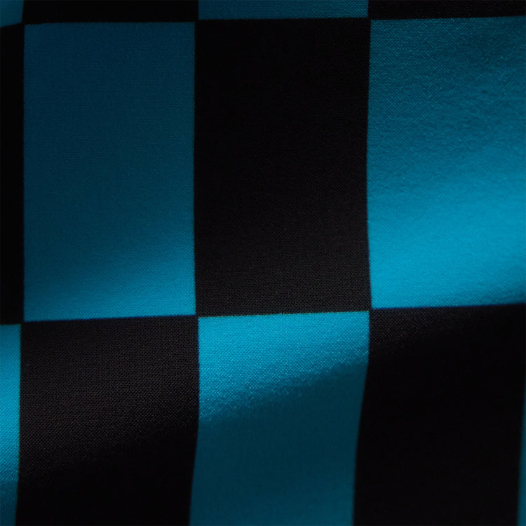 Zip Pocket Printed Boardshort in Black/Blue Lagoon | James Perse Los Angeles