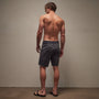 Zip Pocket Printed Boardshort in Slate/Raccoon Grey | James Perse Los Angeles