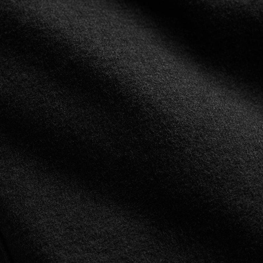 Brushed Cotton Blend Suit Pant - Black