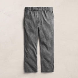 Brushed Cotton Blend Suit Pant - Flannel