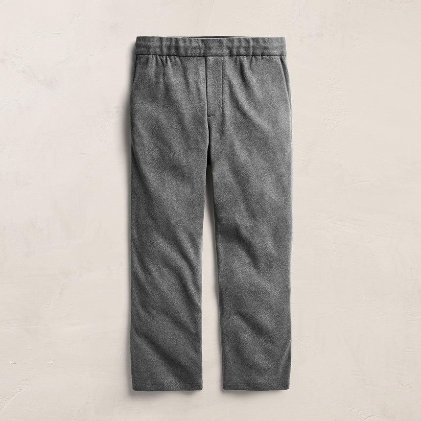 Brushed Cotton Blend Suit Pant - Flannel