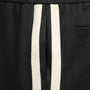Brushed Side Stripe Pant in Black/Ivory | James Perse Los Angeles