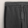 Brushed Side Stripe Pant in Flannel/Black | James Perse Los Angeles