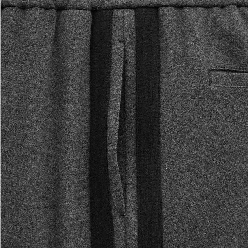 Brushed Side Stripe Pant in Flannel/Black | James Perse Los Angeles