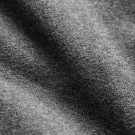 Brushed Cotton Suede Piped Track Jacket - Flannel/Black | James Perse Los Angeles