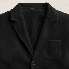 Brushed Cotton Blazer - Black | James Perse Los Angeles