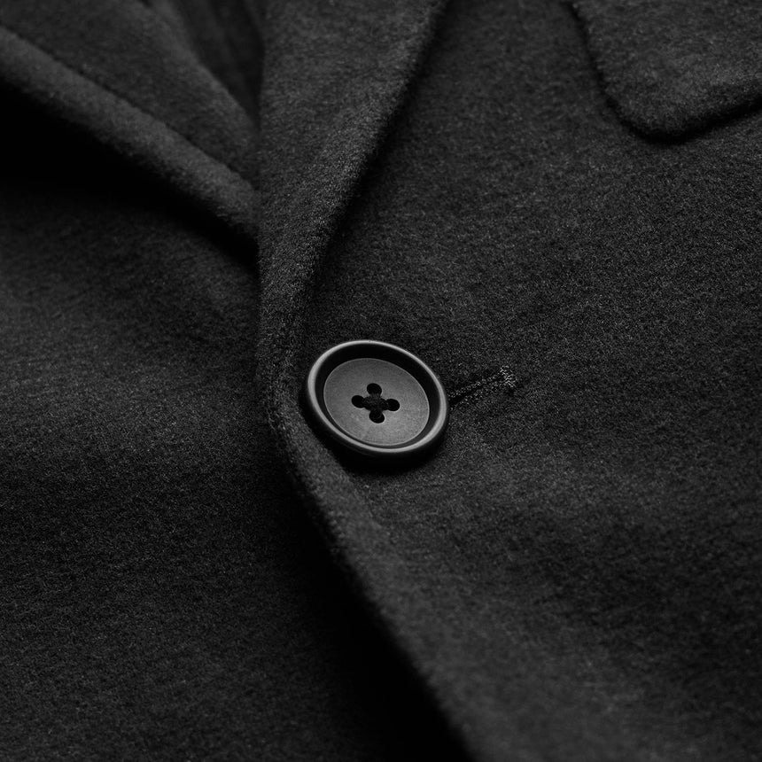 Brushed Cotton Blazer - Black | James Perse Los Angeles