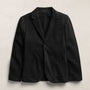 Brushed Cotton Blazer - Black | James Perse Los Angeles