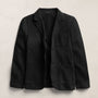 Brushed Cotton Blazer - Black | James Perse Los Angeles