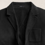 Brushed Cotton Blazer - Black | James Perse Los Angeles
