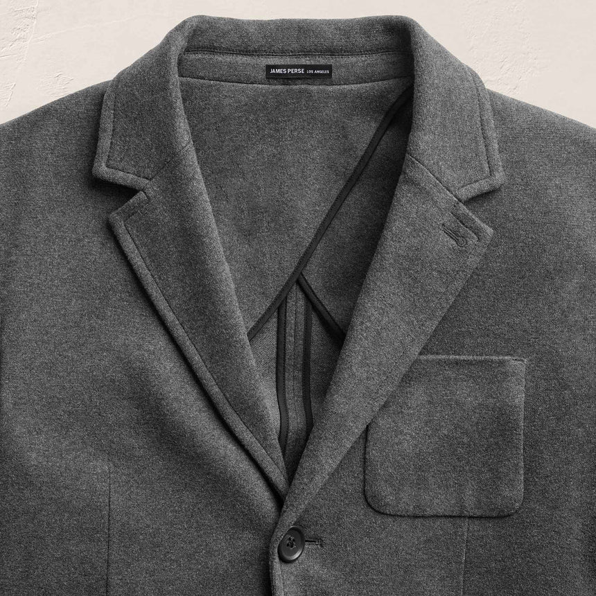 Brushed Cotton Blazer - Flannel | James Perse Los Angeles