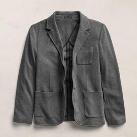 Brushed Cotton Blazer - Flannel | James Perse Los Angeles