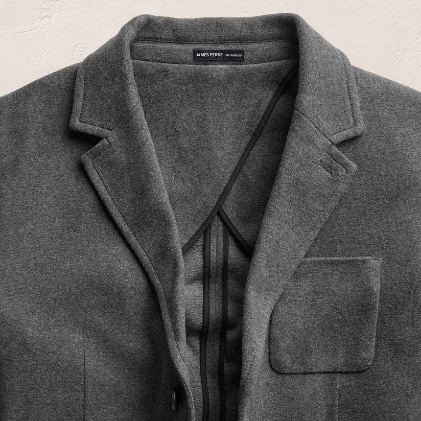 Brushed Cotton Blazer - Flannel | James Perse Los Angeles