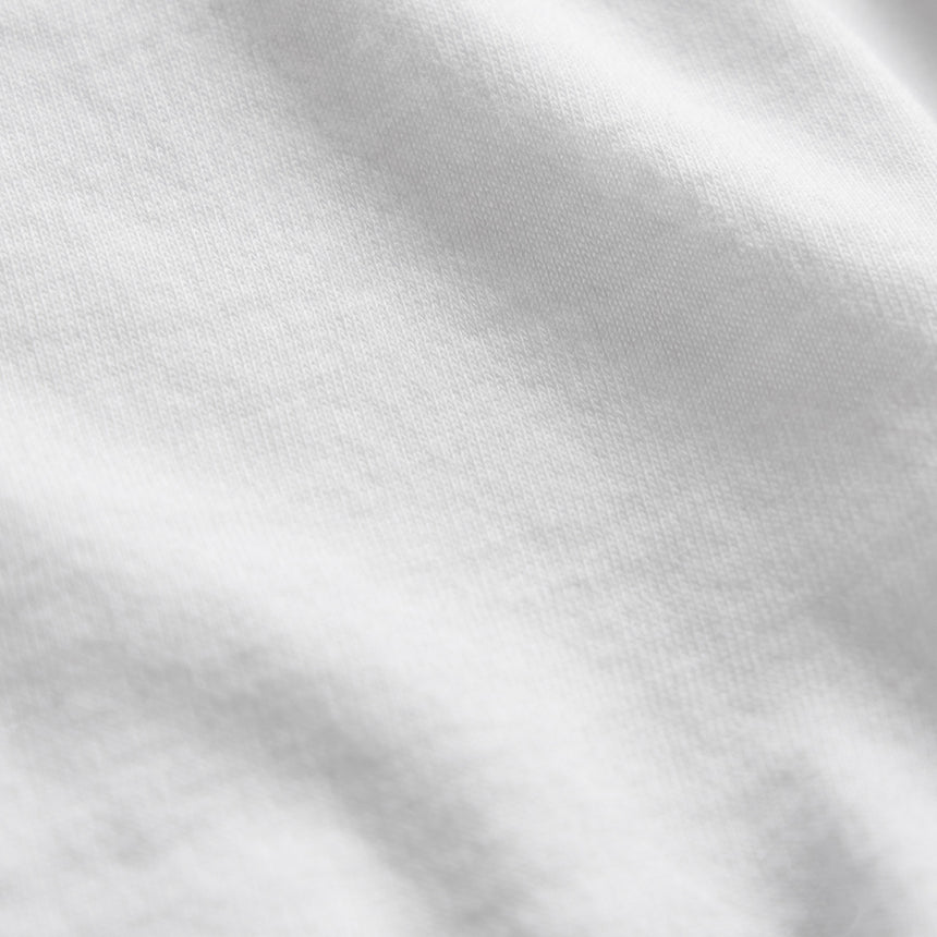 Brushed Lotus Jersey Pocket Tee - White