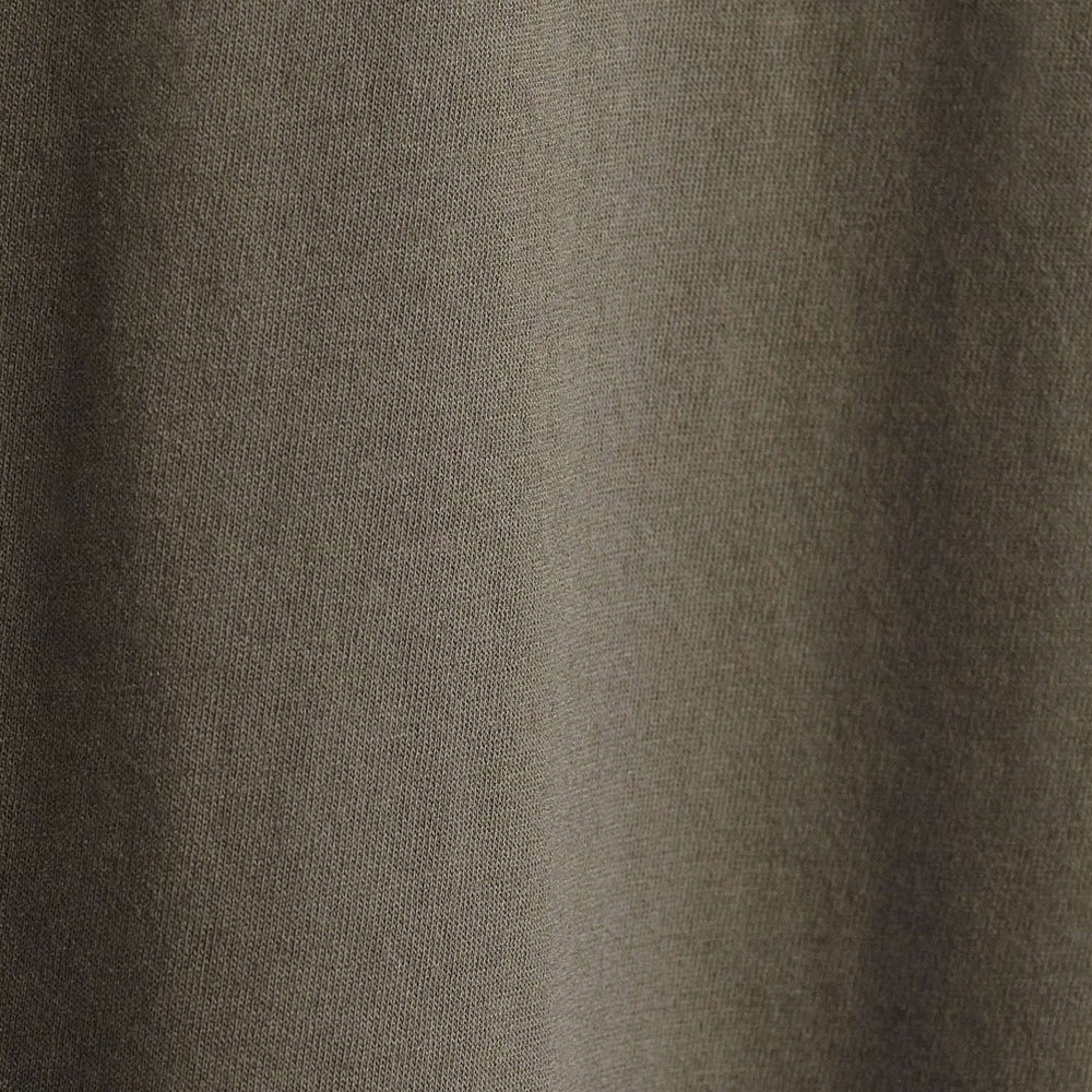 Brushed Lotus Crew in Army Green | James Perse Los Angeles
