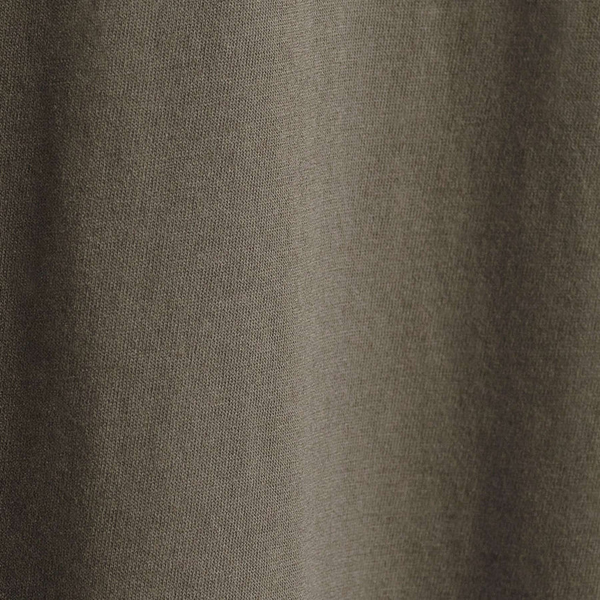Brushed Lotus Crew in Army Green | James Perse Los Angeles