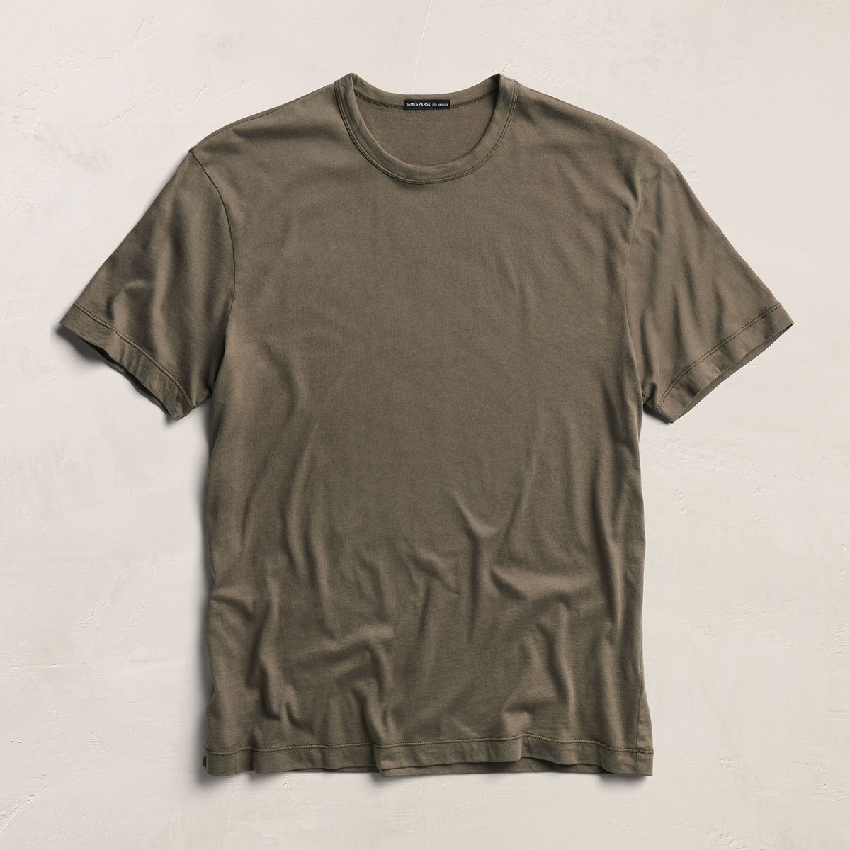 Brushed Lotus Crew - Army Green