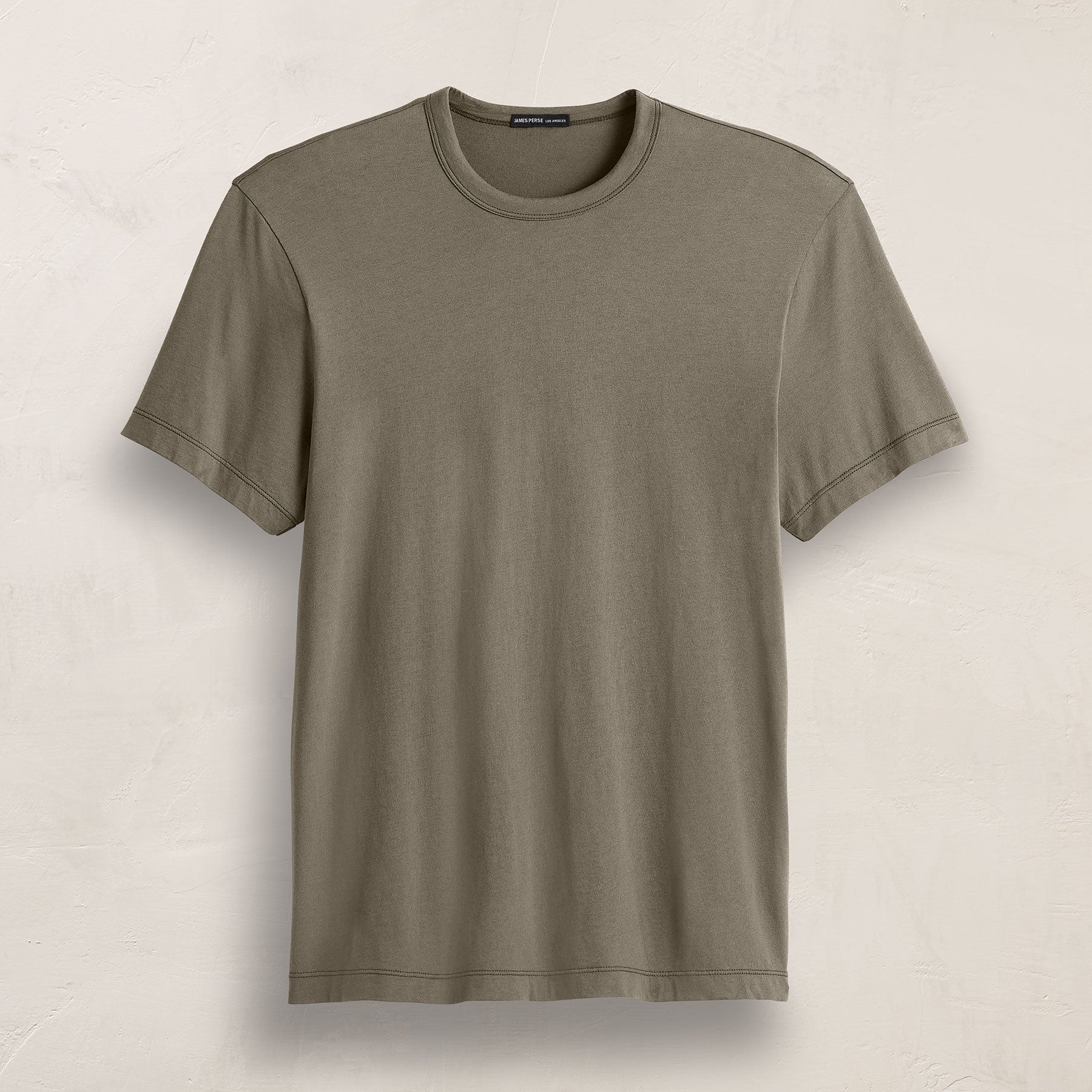 Brushed Lotus Crew in Birch | James Perse Los Angeles