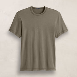 Brushed Lotus Crew in Birch | James Perse Los Angeles