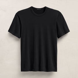 Brushed Lotus Crew - Black
