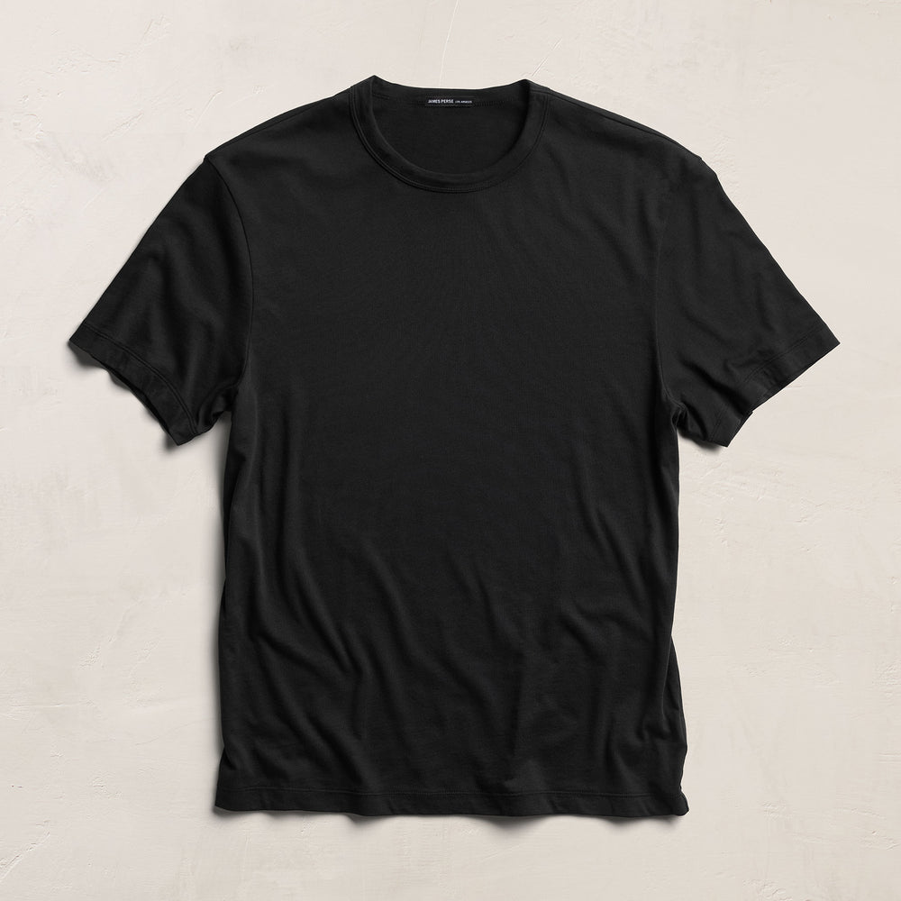 Brushed Lotus Crew - Black