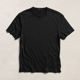 Brushed Lotus Crew - Black