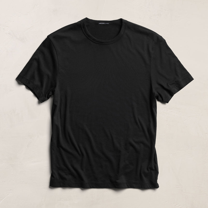 Brushed Lotus Crew - Black