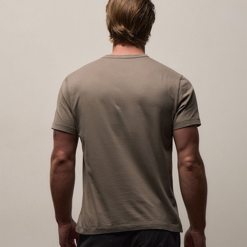 Brushed Lotus Crew in Burro | James Perse Los Angeles