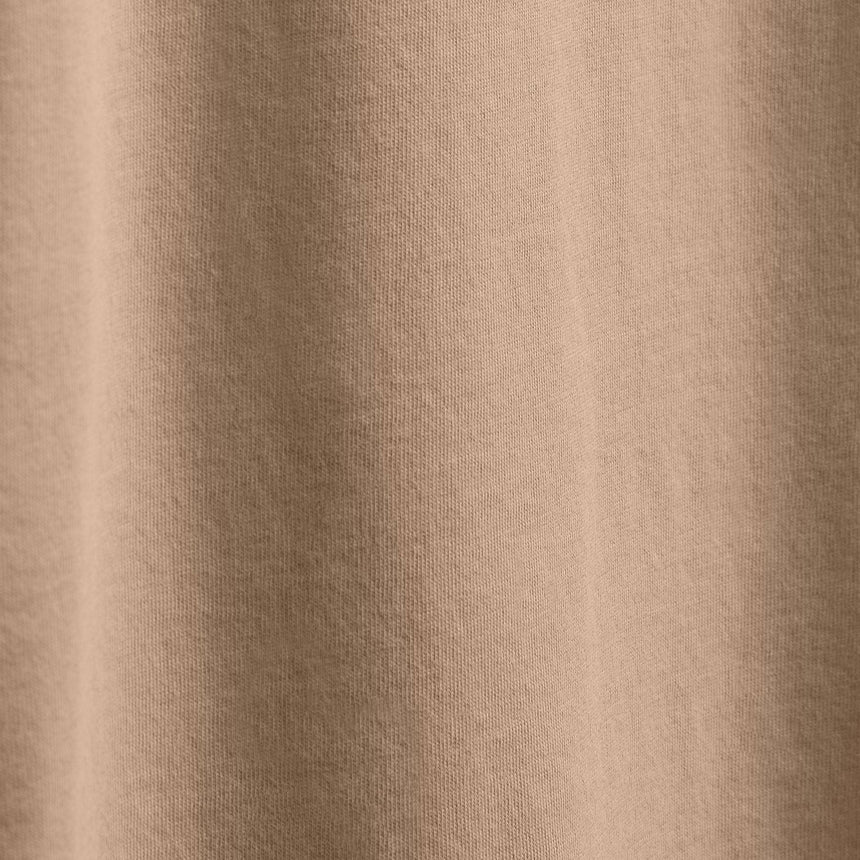 Brushed Lotus Crew in Coffee | James Perse Los Angeles FLAT