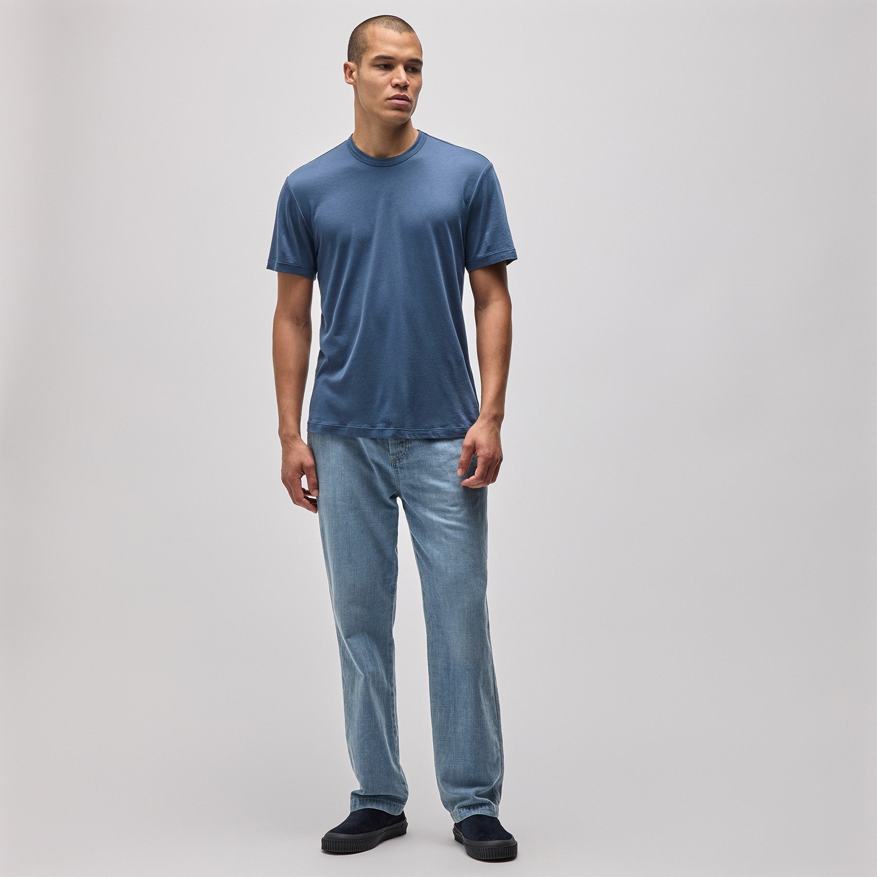 Brushed Lotus Crew in Captain | James Perse in Los Angeles