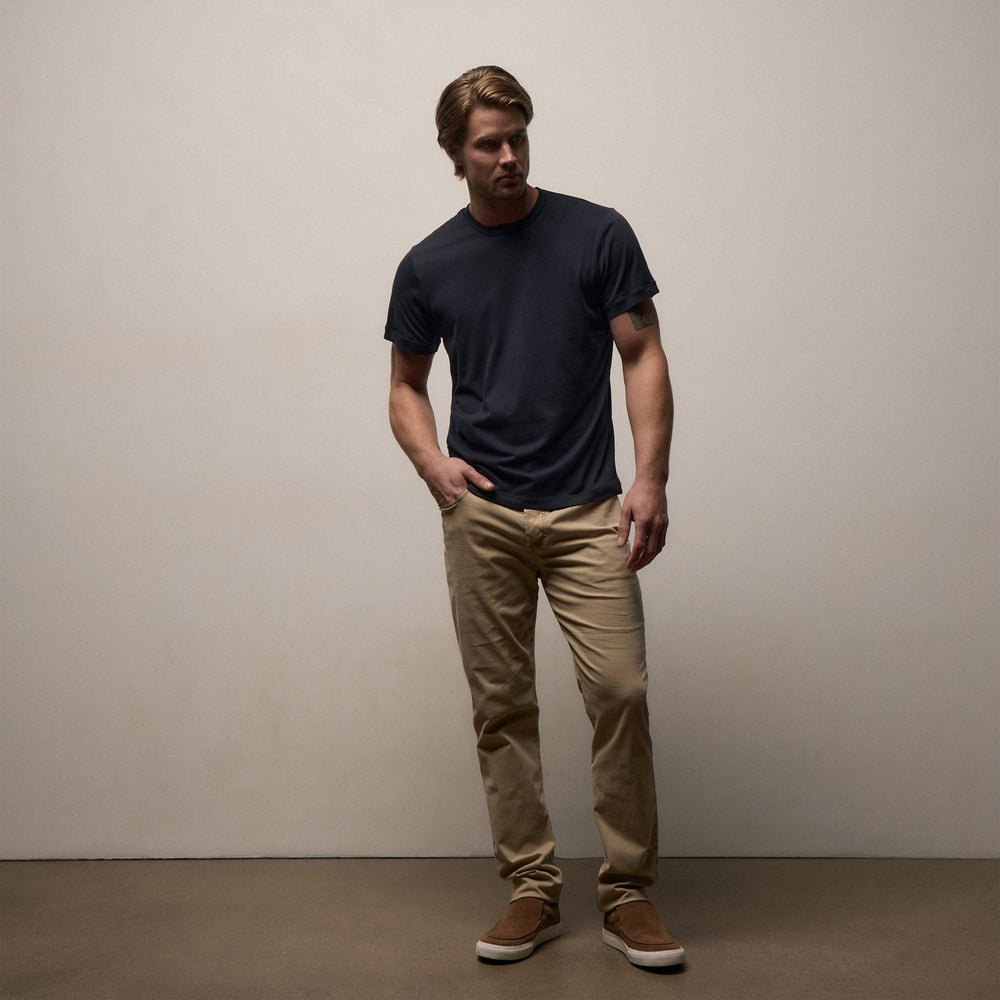 Brushed Lotus Crew in Deep | James Perse Los Angeles