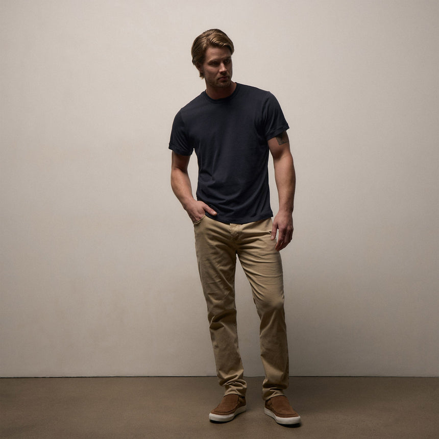 Brushed Lotus Crew in Deep | James Perse Los Angeles