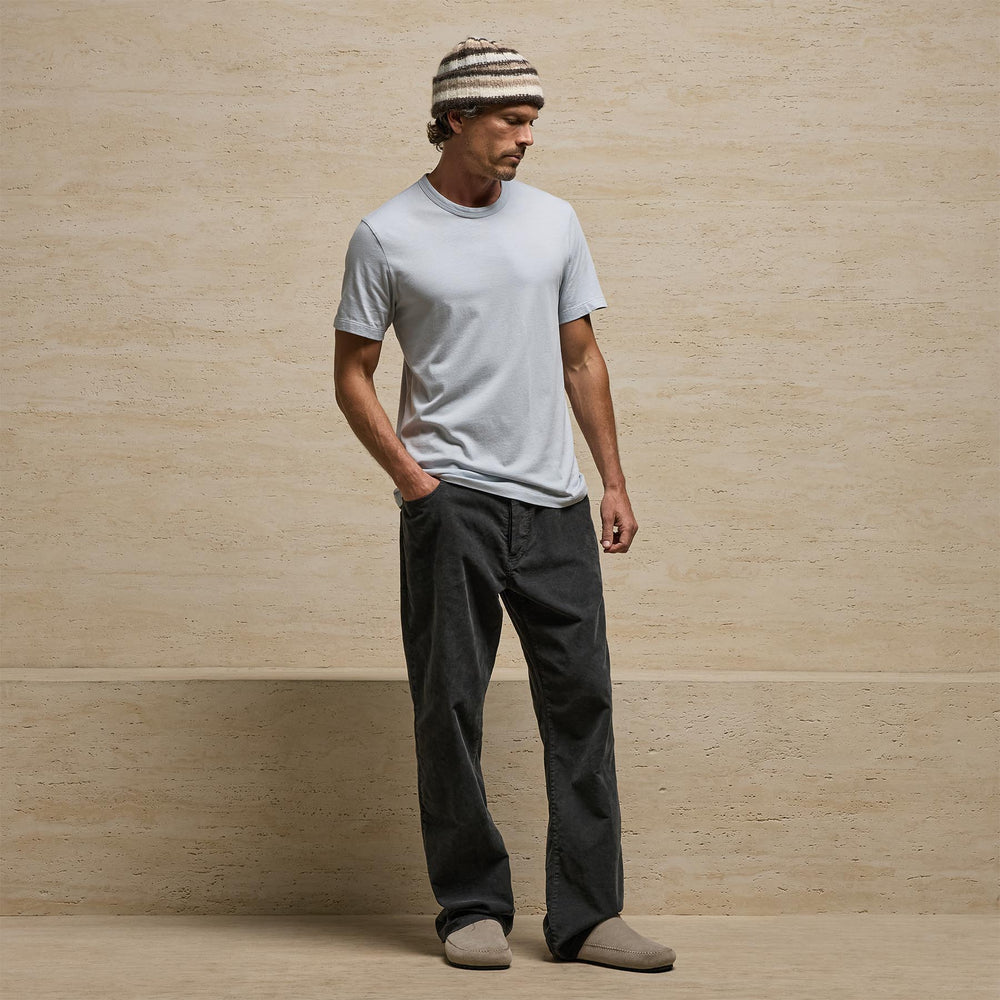 Brushed Lotus Crew in Frozen | James Perse Los Angeles
