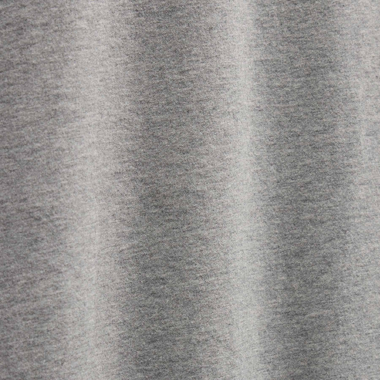 Brushed Lotus Crew In Heather Grey | James Perse Los Angeles