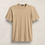 Brushed Lotus Crew in Light Khaki | James Perse Los Angeles