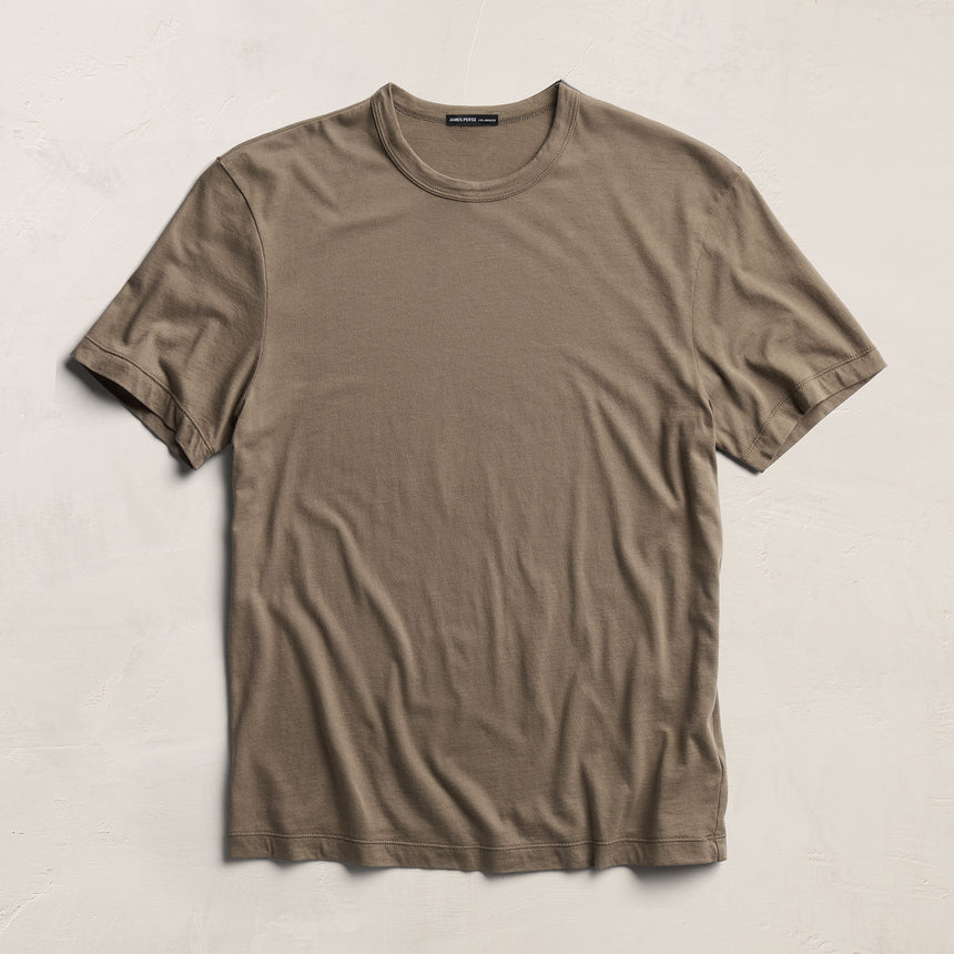 Brushed Lotus Crew - Light Olive