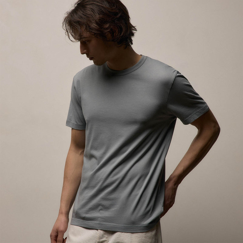 Brushed Lotus Crew in Ore | James Perse Los Angeles