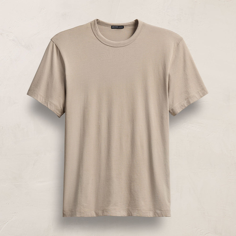 Brushed Lotus Crew in Overcast | James Perse Los Angeles